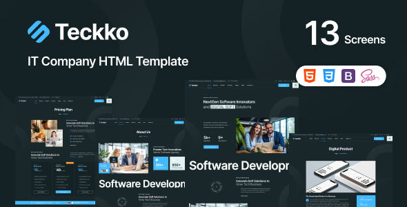 Teckko IT 公司网站模板