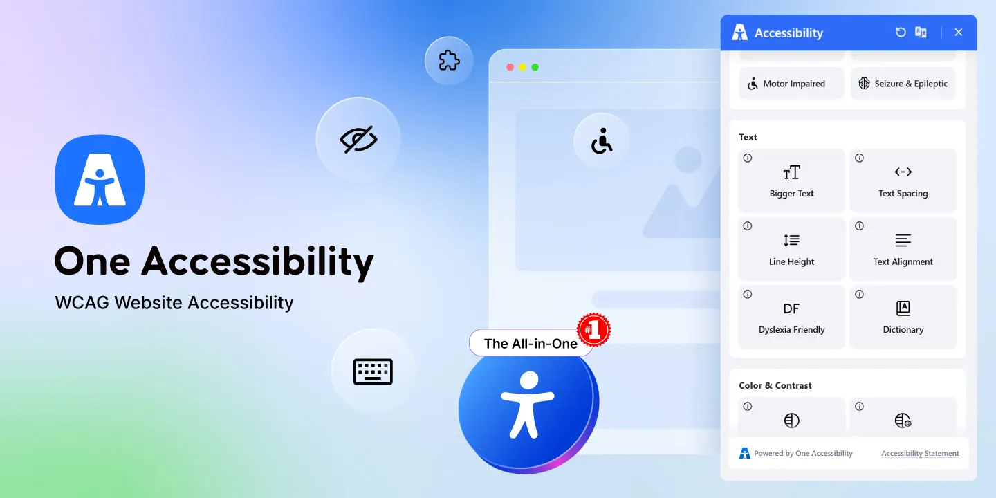 One Accessibility Pro：网站无障碍合规 WordPress 插件