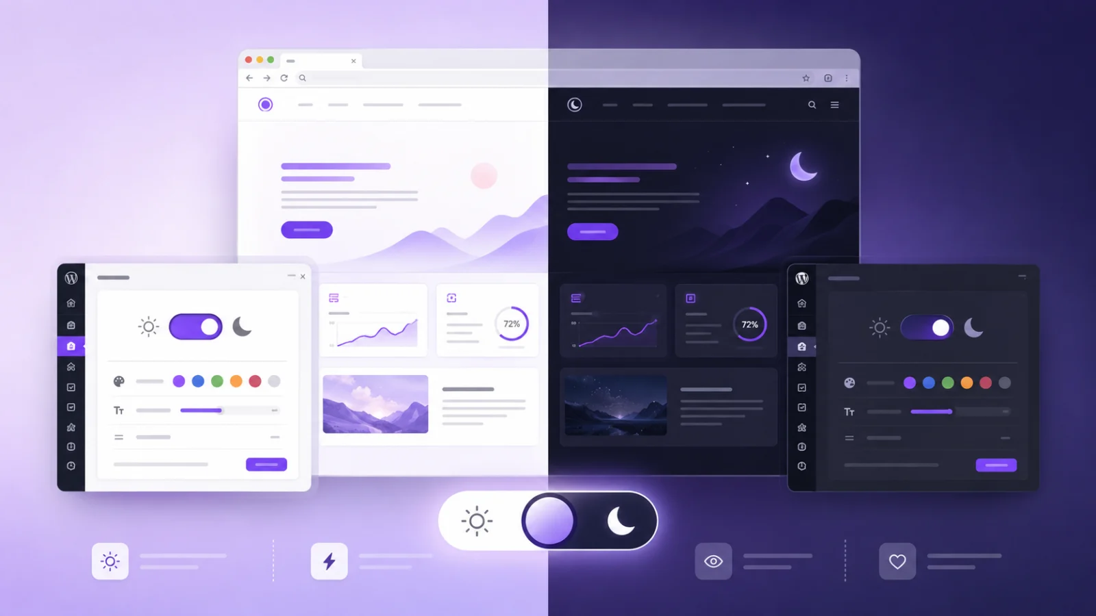 Dark Reader Pro：轻松启用深色模式的 WordPress 插件