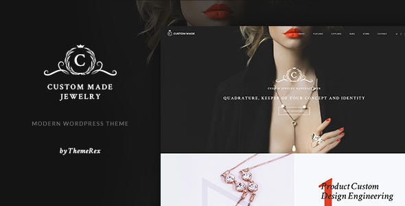 Custom Made 珠宝制造与商店 WordPress 主题
