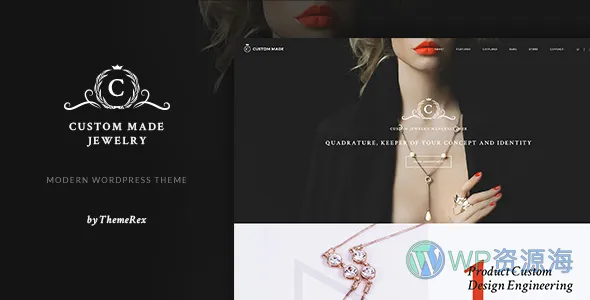 Custom Made 珠宝制造与商店 WordPress 主题插图-WP资源海 Custom Made 珠宝制造与商店 WordPress 主题