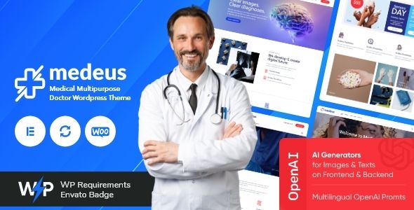 Medeus 医疗 WordPress 主题