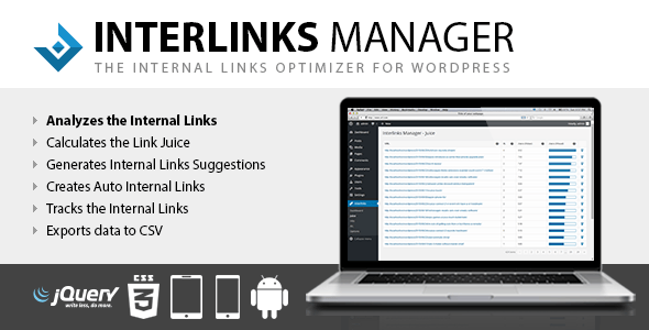 Interlinks Manager 内部链接优化 WordPress 插件