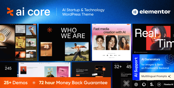 AI Core 人工智能创业科技 WordPress 主题