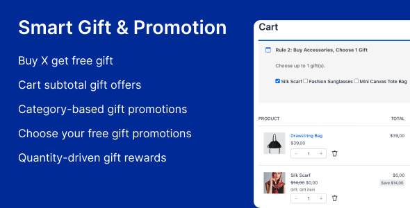 Smart Gift & Promotion 可视化赠品促销 WordPress 插件