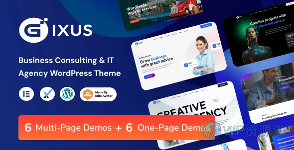 Gixus 商务 WordPress 主题插图-WP资源海 Gixus 商务 WordPress 主题