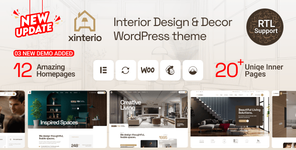 Xinterio 室内设计 WordPress 主题