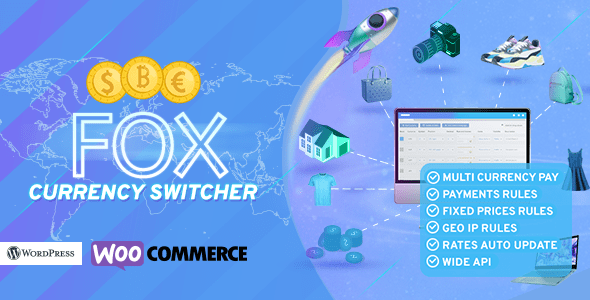 FOX 多币种切换与结算 WordPress 插件