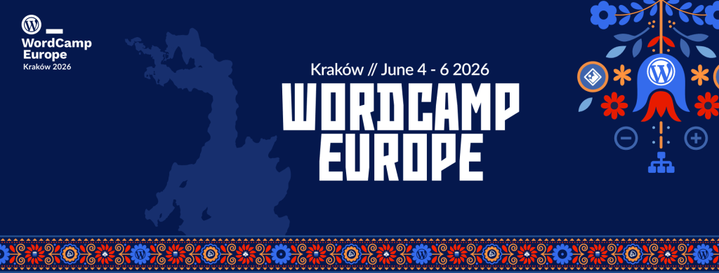 WordCamp Europe 2026 六月相约克拉科夫