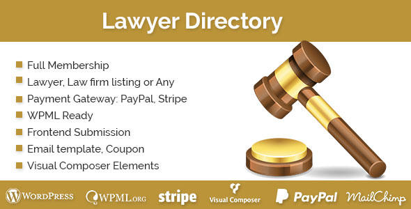 Lawyer Directory 支付与变现 WordPress 插件