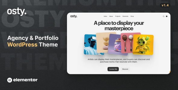 Osty 创意机构 WordPress 主题