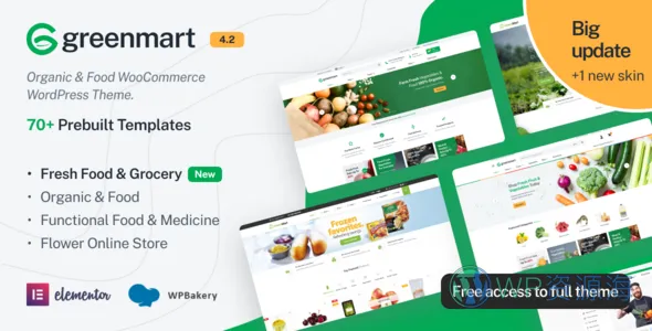 GreenMart 有机 WordPress 主题插图-WP资源海 GreenMart 有机 WordPress 主题