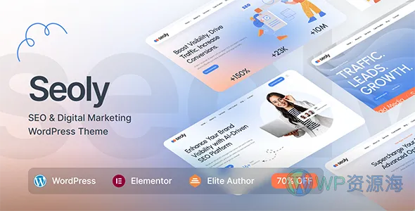 Seoly SEO 与数字营销 WordPress 主题插图-WP资源海 Seoly SEO 与数字营销 WordPress 主题