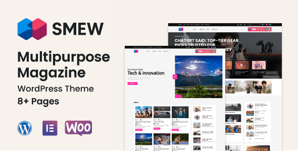 Smew 杂志 WordPress 主题