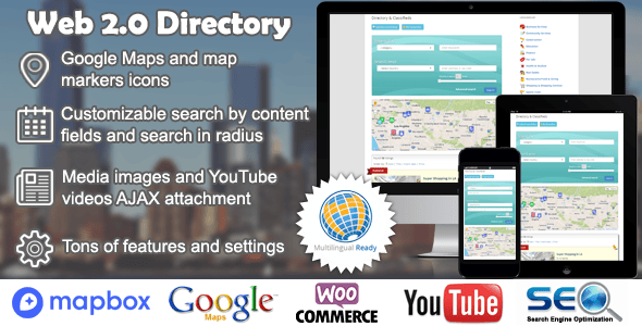 Web 2.0 Directory – WordPress目录网站建站插件