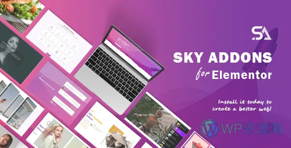Sky Addons-Elementor 页面构建器增强组件 WordPress 插件插图-WP资源海 Sky Addons-Elementor 页面构建器增强组件 WordPress 插件