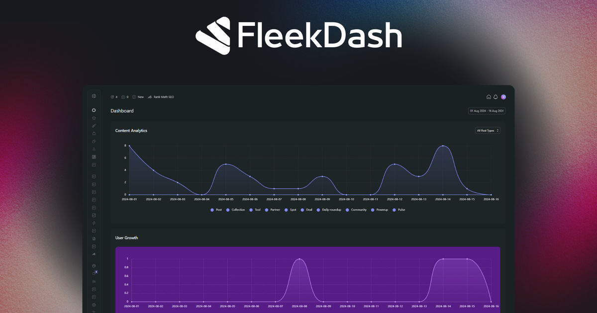 FleekDash 媒体文件管理 WordPress 插件