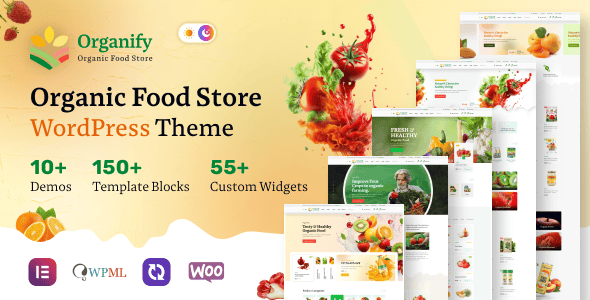 Organify 有机食品 WordPress 主题