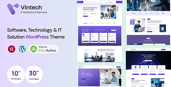 Vintech IT 解决方案 WordPress 主题