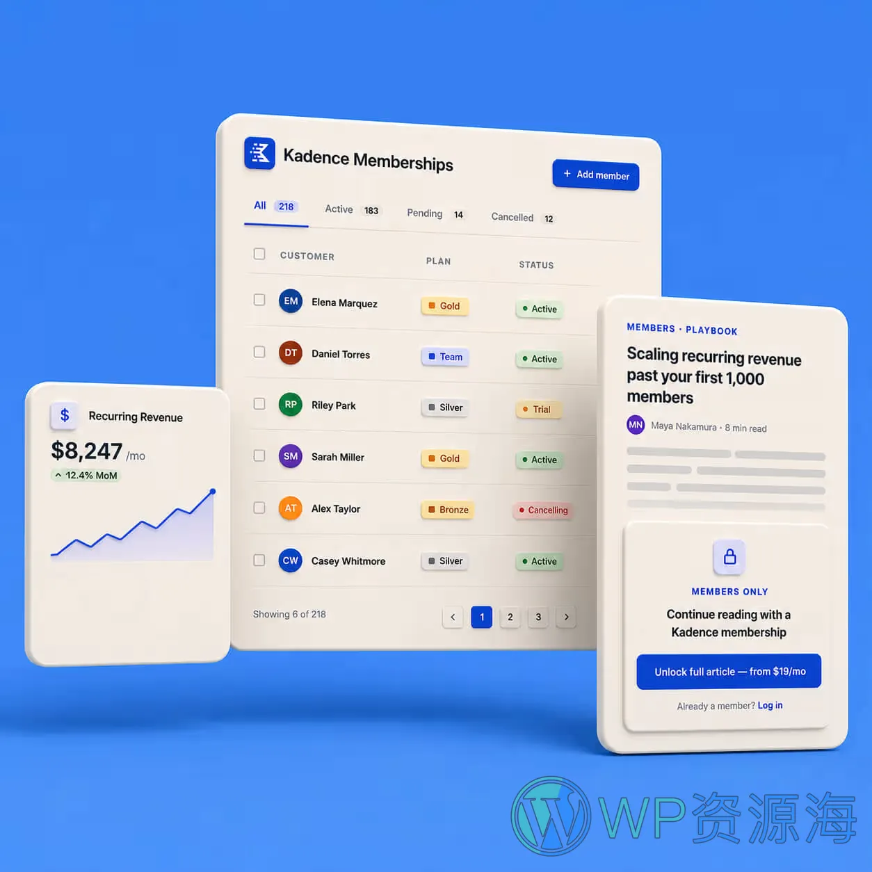 Woocommerce Product Configurator 商城 WordPress 插件插图5-WP资源海 Kadence Memberships