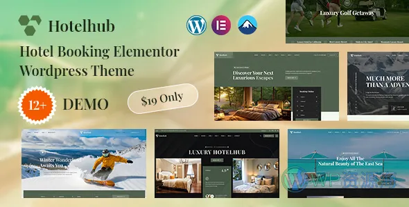 Hotelhub 酒店预订 WordPress 主题插图-WP资源海 Hotelhub 酒店预订 WordPress 主题