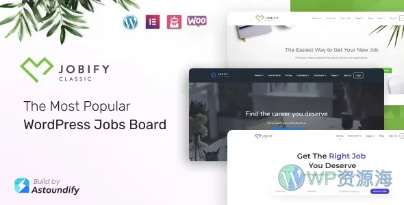 Jobify 招聘 WordPress 主题插图-WP资源海 Jobify 招聘 WordPress 主题