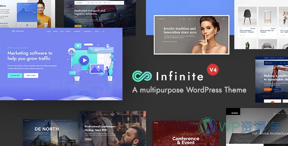 Infinite 企业 WordPress 主题插图-WP资源海 Infinite 企业 WordPress 主题