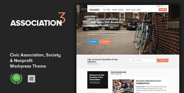 Association 非营利 WordPress 主题