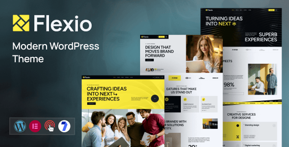 Flexio 初创与数字机构 WordPress 主题