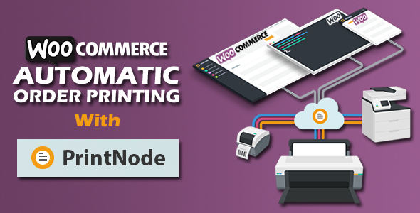 WooCommerce Automatic Order Printing 发票装箱单自动打印插件