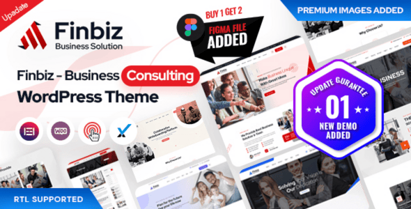 Finbiz 商务咨询 WordPress 主题