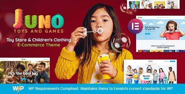 Juno 儿童玩具店 WordPress 主题
