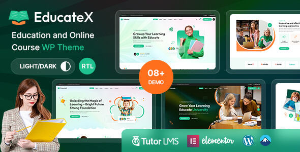 EducateX 教育与在线课程 WordPress 主题