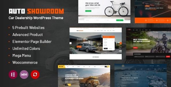 Auto Showroom 汽车经销商 WordPress 主题