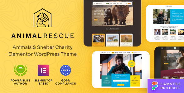 Animal Rescue 动物救助 WordPress 主题