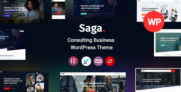 Saga 商业咨询 WordPress 主题