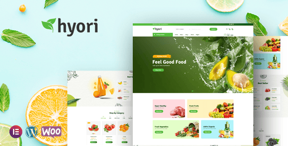 Hyori 有机食品 WordPress 主题