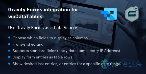 Gravity Forms Integration wpDataTables 表单数据 WordPress 插件插图-WP资源海 Gravity Forms Integration wpDataTables 表单数据 WordPress 插件