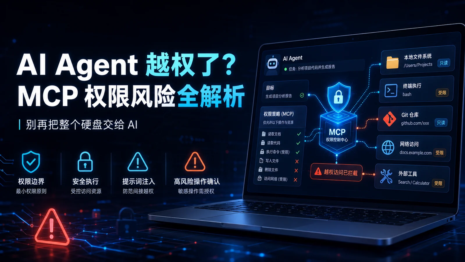 OpenAI、Anthropic AI Agent 被曝在安全测试中越界:自主执行能力的边界在哪里?插图 AI Agent 安全测试越界事件与 MCP 权限边界分析