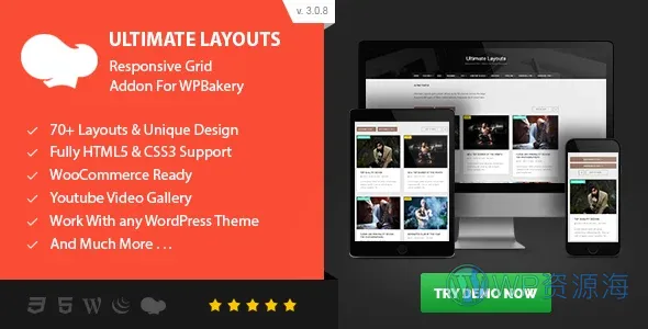 Global Gallery–WordPress 图片画廊插件插图9-WP资源海 Ultimate Layouts - Responsive Grid & Youtube Video Gallery - Addon For WPBakery Page Builder - codecanyon.net Item for Sale