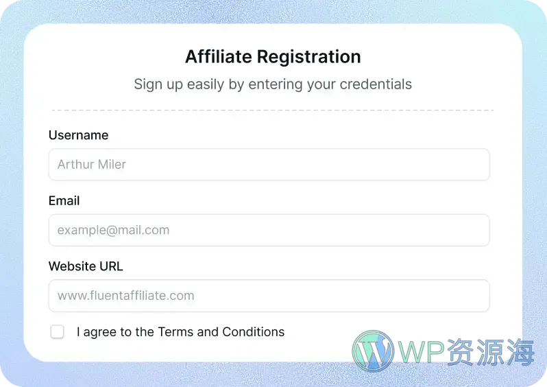 FluentAffiliate Pro 联盟营销插件插图3-WP资源海 recruit affiliates