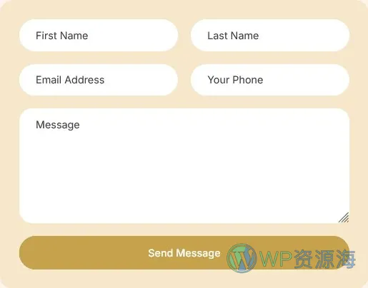 居家护理与私人护理Elementor网站模板_一键导入快速建站插图6-WP资源海 健康/医药 Elementor 模板联系表单预览