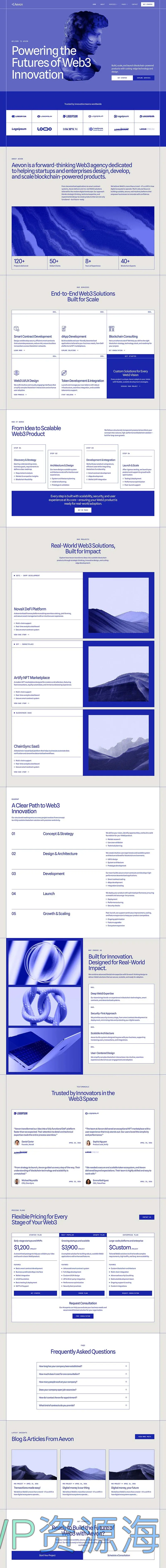 Web3区块链加密项目Elementor网站模板_一键导入快速建站插图1-WP资源海 金融/投资 Elementor 模板首页预览