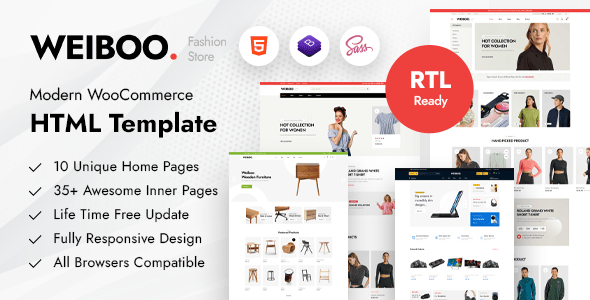 Weiboo 多品类电商 HTML 模板