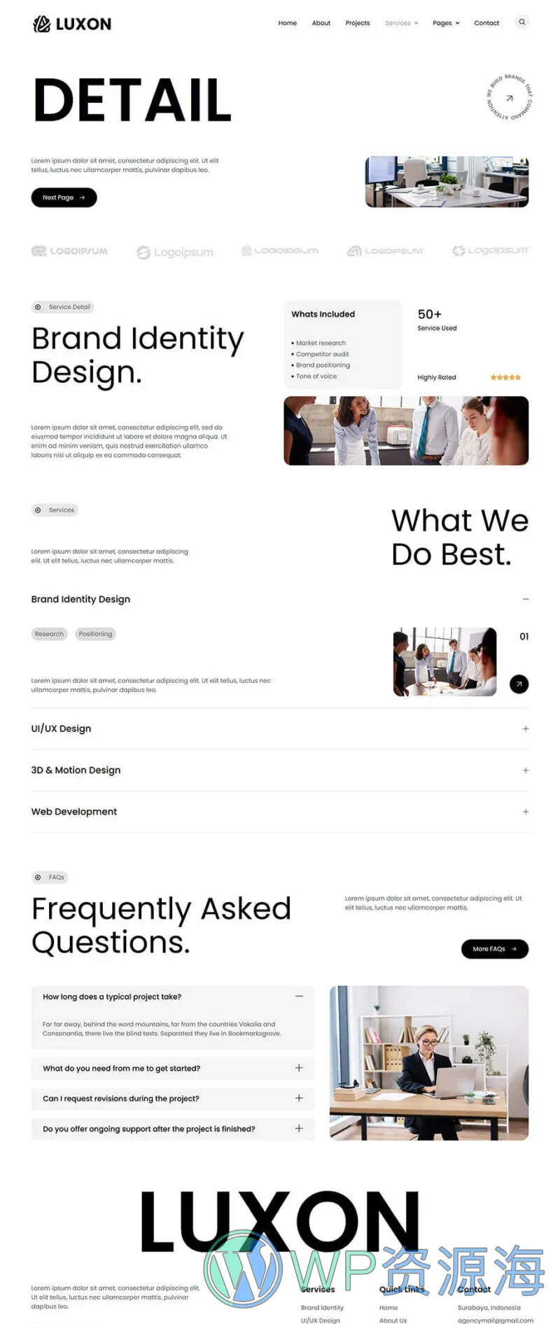 艺术设计Elementor网站模板_一键导入快速建站插图5-WP资源海 艺术/设计 Elementor 模板服务详情预览
