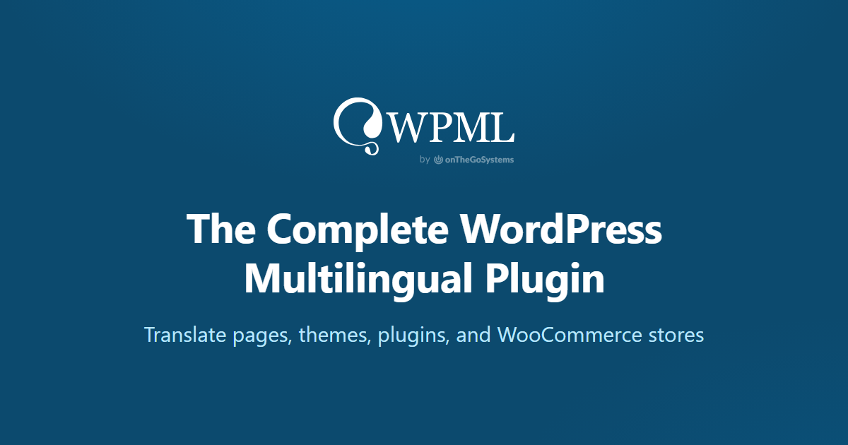 WPML String Translation Addon 多语言翻译 WordPress 插件