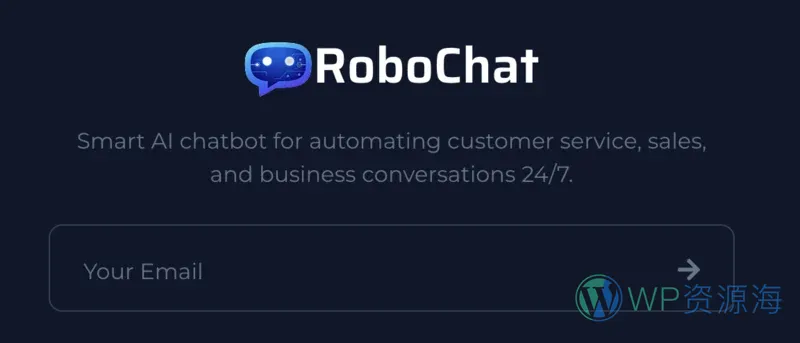 AI聊天机器人服务Elementor网站模板_一键导入快速建站插图7-WP资源海 AI Elementor 模板表单预览