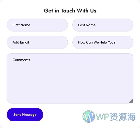教育/培训 Elementor 模板联系表单预览