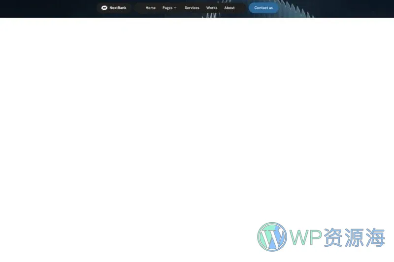 数字营销机构Elementor网站模板_一键导入快速建站插图6-WP资源海 广告/营销 Elementor 模板页眉预览