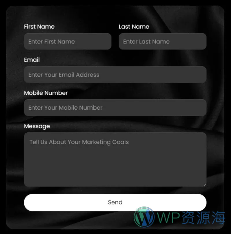 数字营销机构Elementor网站模板_一键导入快速建站插图7-WP资源海 广告/营销 Elementor 模板表单预览